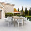 Chaise d'appoint empilable pour patio Farrah-1582597413