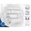 Porte-rouleau de cuisine mural Leifheit Parat F2 - Distributeur 3-en-1 pour papier d'aluminium, film plastique et essuie-tout - Couteaux en acier intégrés - Blanc - Facile à nettoyer et à couper à chaque fois