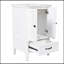 Petit meuble-lavabo avec lavabo et patins réglables-482052452