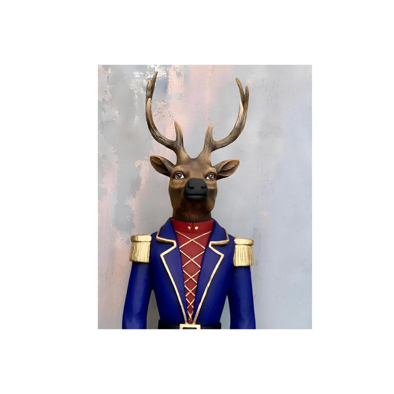 Decorative Object, Blue/Red, 32cm H x 32cm W x 135cm D