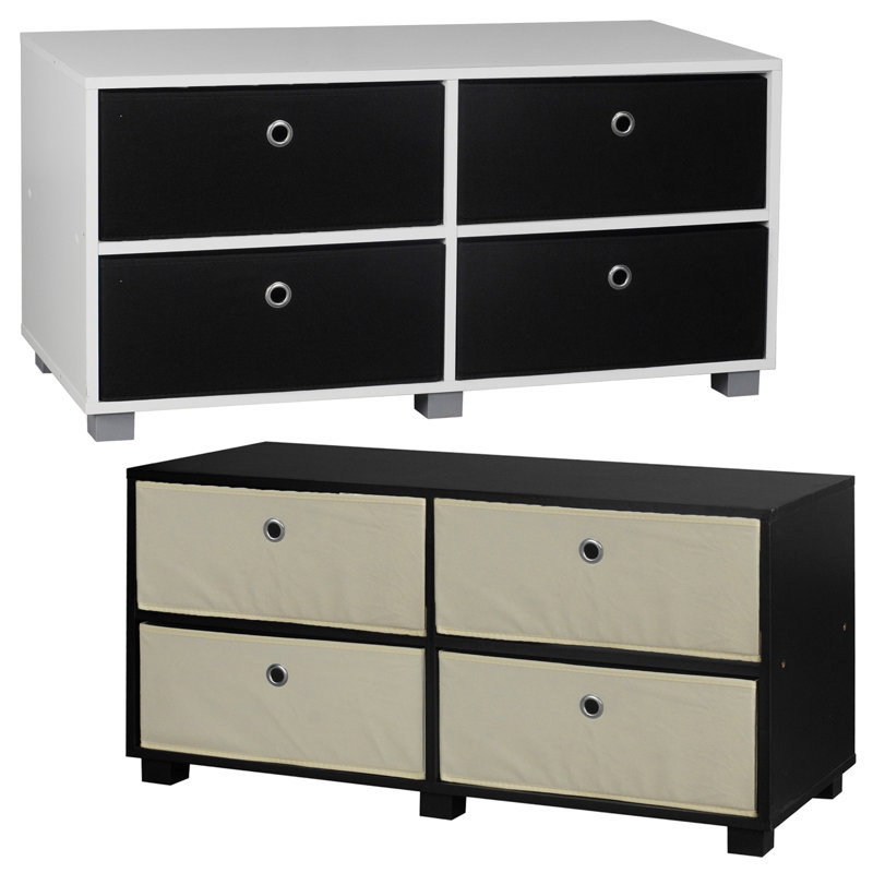 TV Stand for TVs up to 43", Ivory