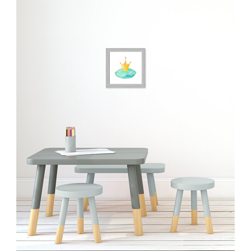 Une fois sur 3, H 14 po x l 14 po x P 0,63 po, Encadré plat argent