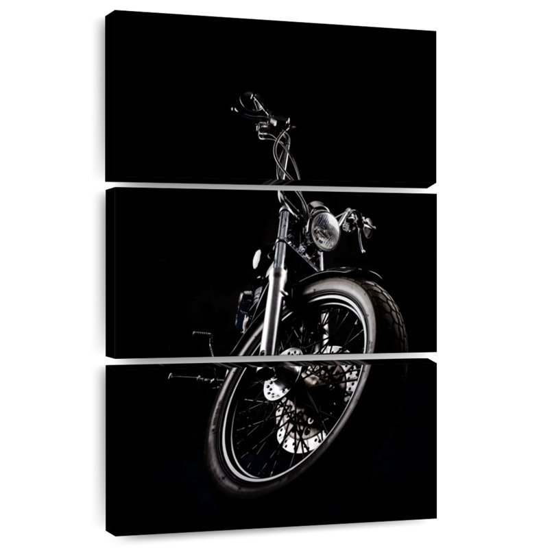 Mehar Chopper Motorcycle, 50" H x 32" W