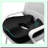 Tailbone Relief Donut Cushion - Hemorrhoid & Postpartum Pain Pillow with Hip Curve Design, Large Size Black Color for Pregnancy Support.