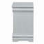 Table de chevet, table de chevet 2 tiroirs Platinum