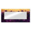 Champ de tournesols lilas foncé - Art mural miroir floral - imprimé sur métal-1444747792