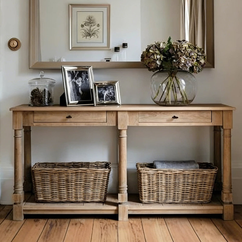 American style retro console table