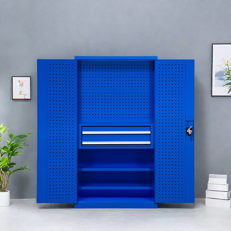 Multi-functional Large Capacity Garage Lockers, Blue