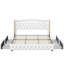 Lit plateforme tapissier avec lumières DEL Areyon-956432179-956432181