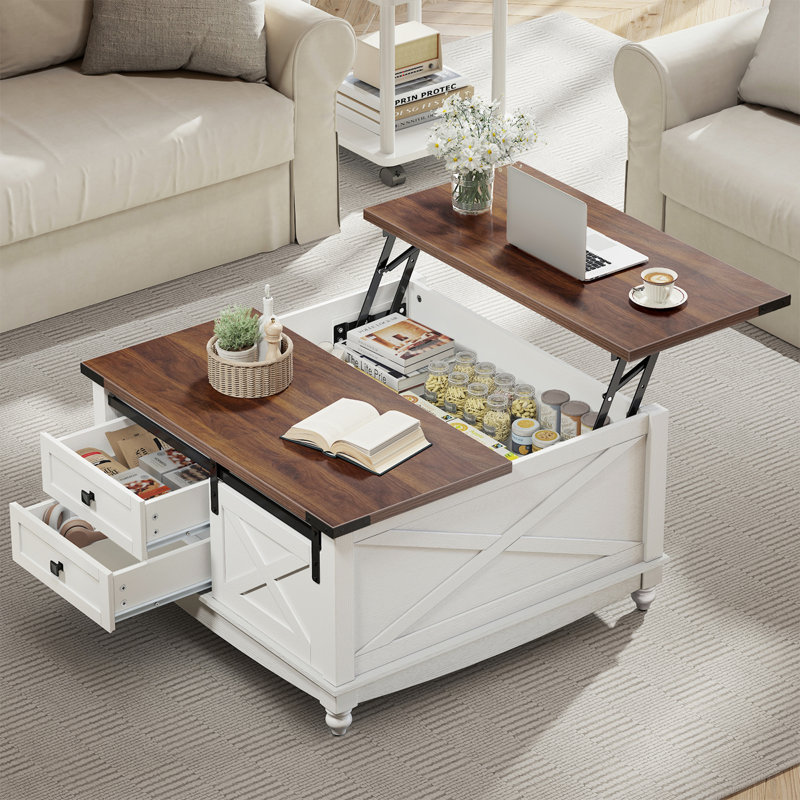 Table basse, Blanc