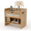 59.9 cm W Solid Wood Bedside Table