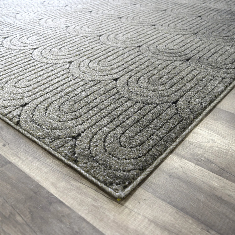 Tapis contemporain en fer soudé N Peace