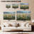 GUTTATY Spring Canvas Wall Decor, Spring Pictures Painting, Flower Prints Artwork, Nature Landscape Art for Living Room, Bedroom, Large Wildflower Poster, Framed Ready to Hang, 18" × 24"-2069156575