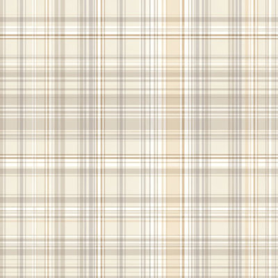 Peel and Stick Wallpaper Beige Cream Plaid checkered Subtle Fabric Look Contact Paper Removable Self Adhesive Wall Mural Wall Decor for Bedroom Kitchen Cabinets 24in x 118in