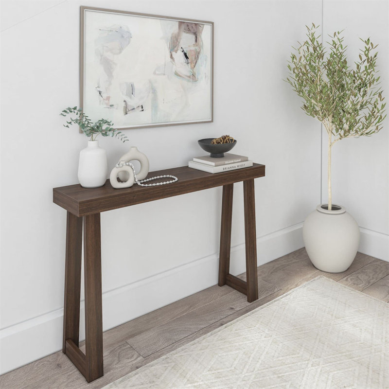 Console Beckett, L 46 po, Noyer