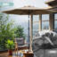 Parasol de marché 120 po, 8 nervures en fibre de verre et UPF de 90, beige-697899462-702979904