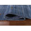 Tapis rayé bleu Gabbeh 8 x 10