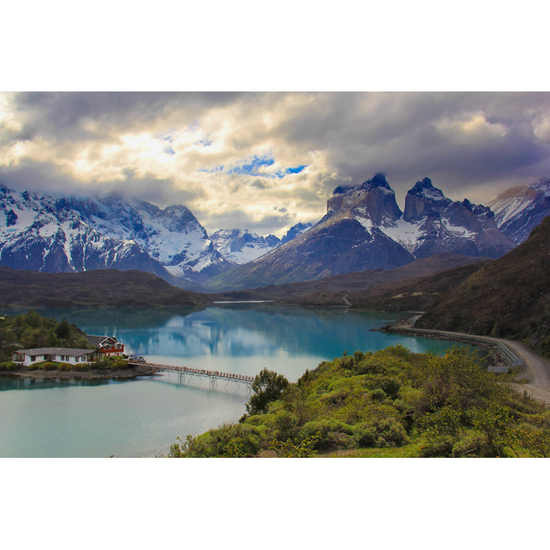 Pehoe Lake - Wrapped Canvas Print, 20cm H x 30cm W x 3.8cm D