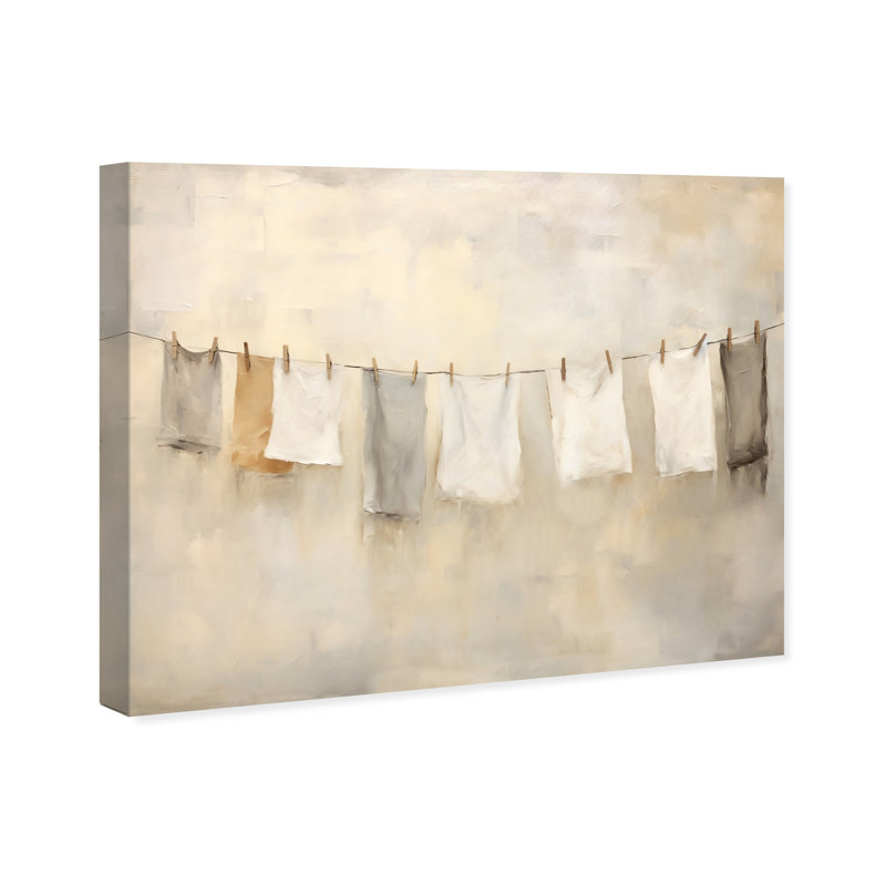 Impression sur toile blanche, Bath and Laundry