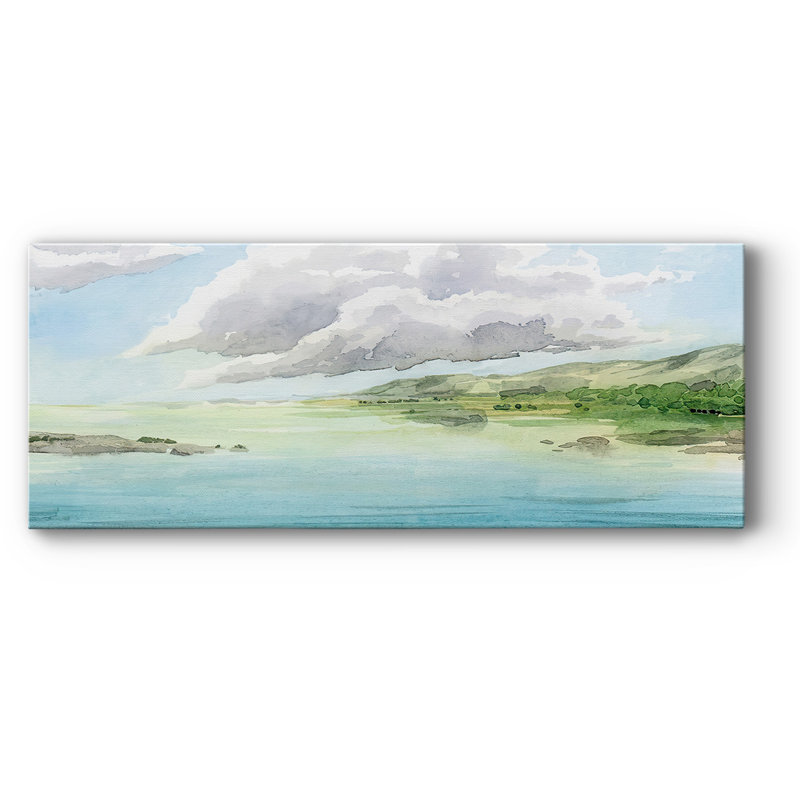 Clear Lagoon I sur impression sur toile, H 20 po x l 50 po x P 1,5 po