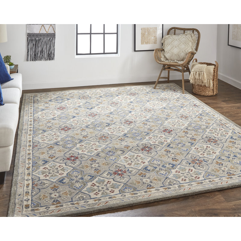 Tapis rectangulaire en laine Overlake, Rectangle 2 pi x 3 pi
