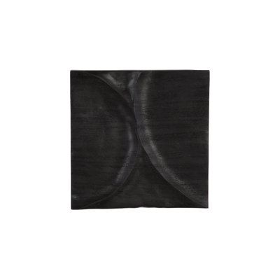 Curve Wall Tile, Wave, Black