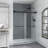 Opal Mirage MCOCOD 54" W x 76" H Double Smooth Sliding Frameless Shower Door with 3/8" (10mm) Clear Glass-74716013