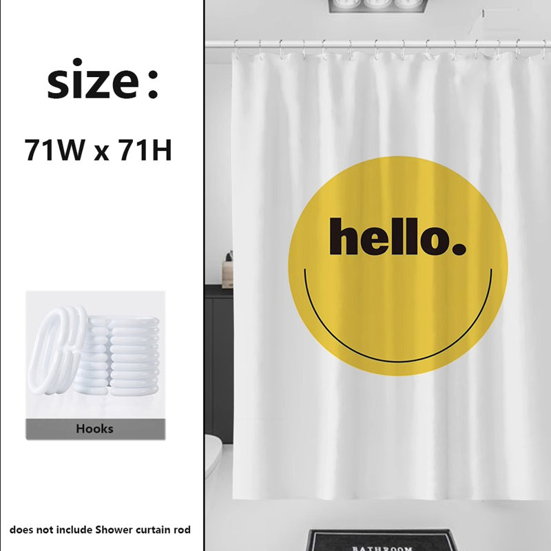 Rideau de douche en polyester