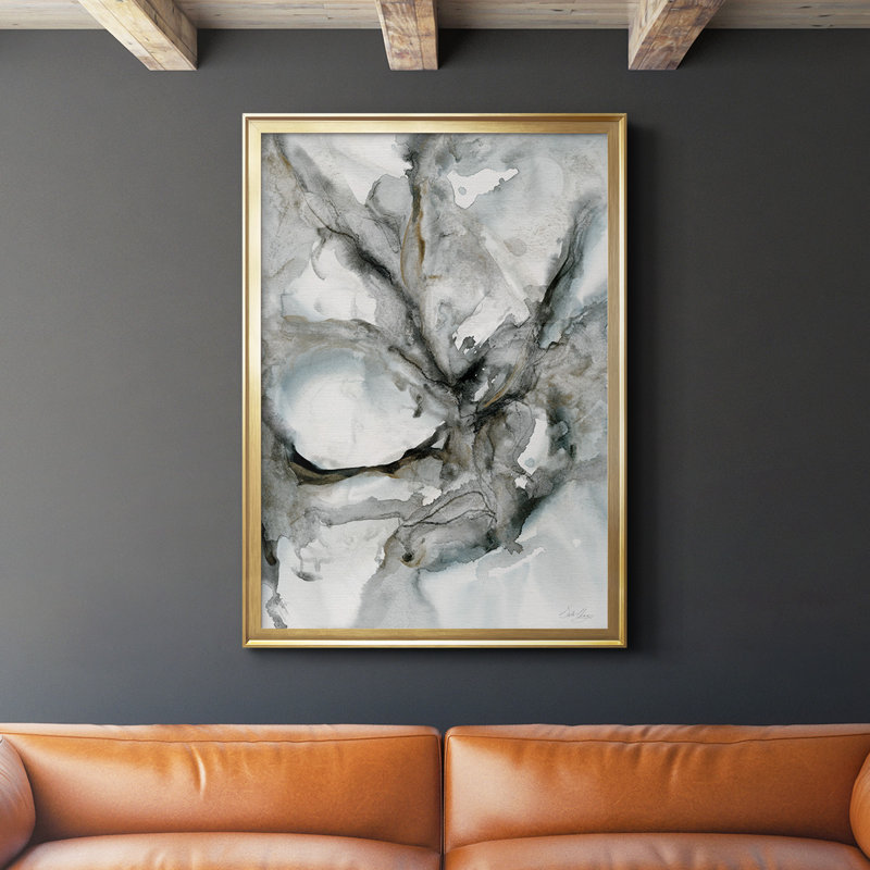 " Marble Harmony ", Gold, 42.5" H x 30.5" W x 1.25" D