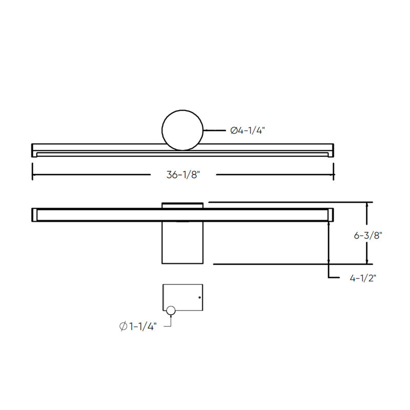 Lousha Dimmable LED Vanity Light