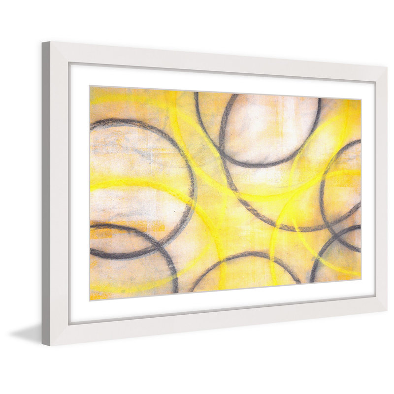 'Dance and View' Marmont Hill Print, 24" H x 36" W, White Floater Framed