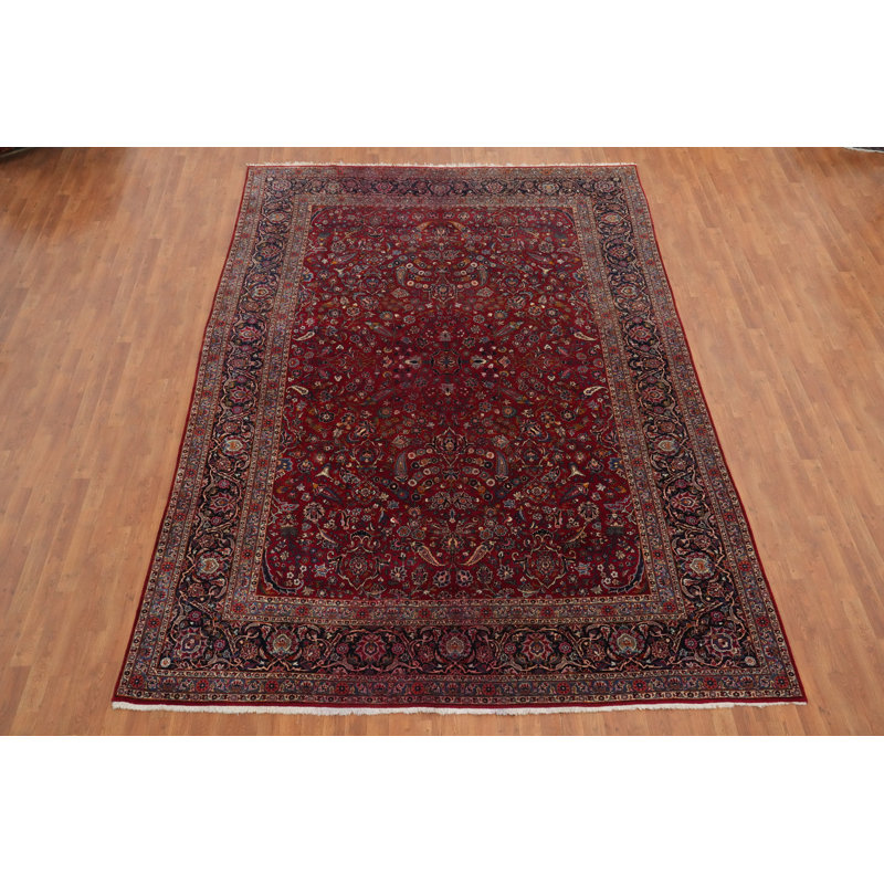 Tapis traditionnel rouge 9 x 13
