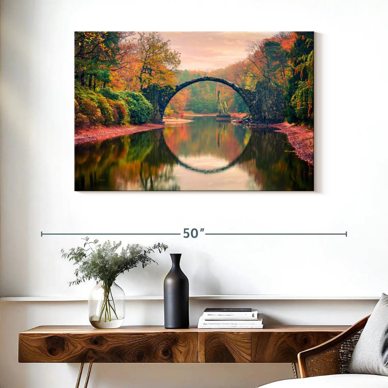 Lilie Devil's Bridge In Germany, 26" H x 39" W