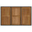 7 Piece Garden Dining Set Black