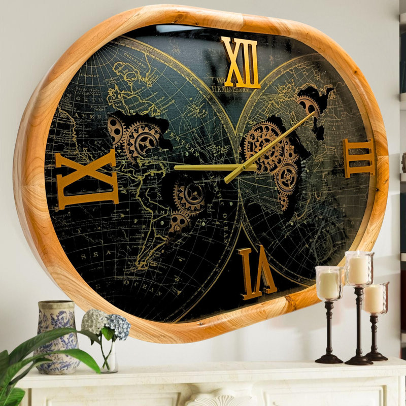Solid Wood Wall Clock