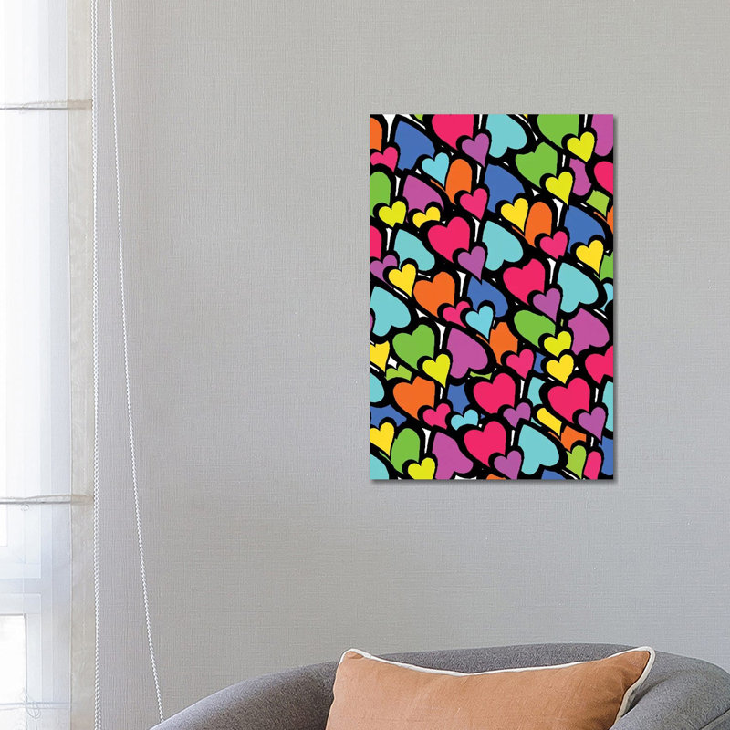 Hearts, 2011 by Louisa Hereford - Wrapped Canvas Print, 66.04 cm H x 45.72 cm W
