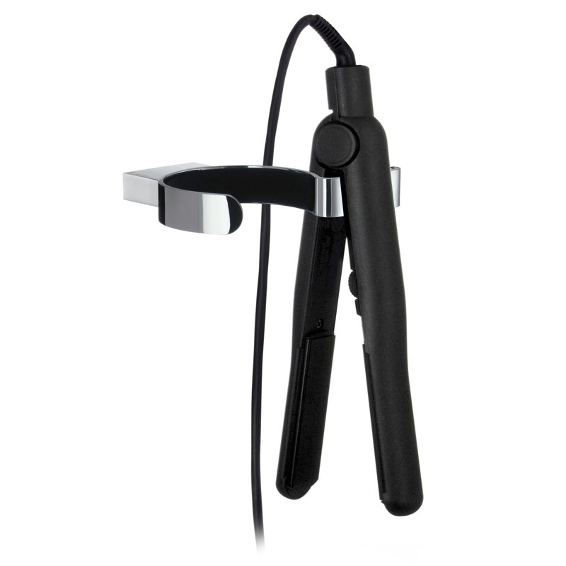 Wall mounted hairdryer/straightener holder 