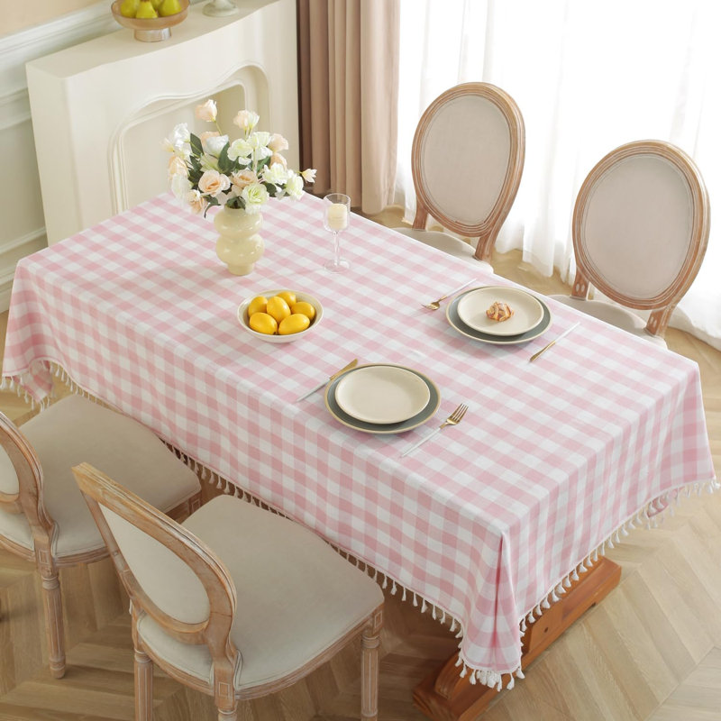 Nappe à carreaux Buffalo, Blanc / jaune