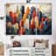 «Cubic Los Angeles Skyline - Los Angeles», art mural-1069872103-1069872098