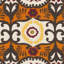 Tapis bourgogne en coton Allison Ikat-19267884