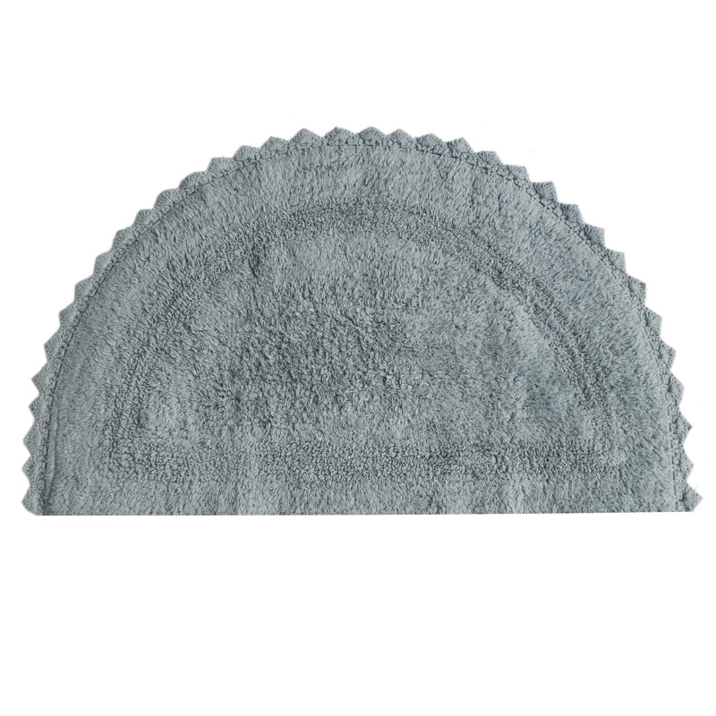 Tapis pour salle de bain Crochet, gris