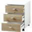 3 Piece Writing Desk Office Set