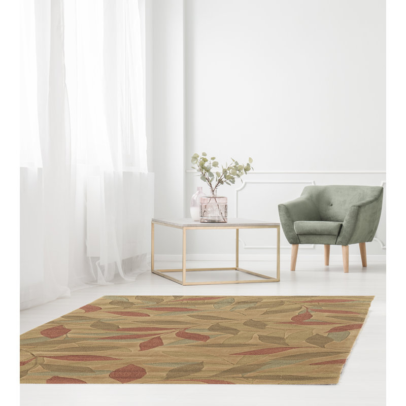 Aarae Handmade Rug Beige And Multi 5x7