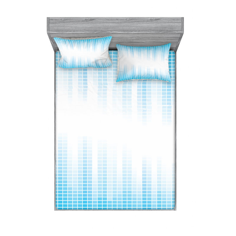 Microfiber Sheet Set, Queen Sheet Set with Fitted Sheet