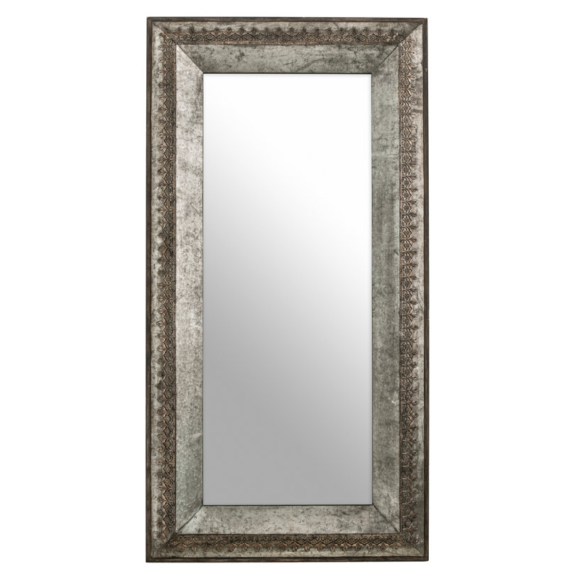 Merle Solid Wood Flat Wall Mirror