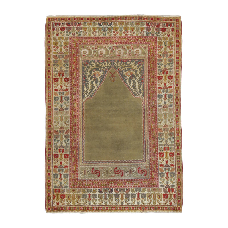 One-of-a-Kind 4'1x5'11 Hand Knotted Area Rug