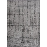 Rapture Abstract Area Rug in Gray