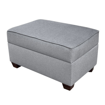 Repose-pieds rangement en tissu Anke