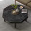 Table basse octogonale en bois à motif patchwork vintage pour salon-84924038