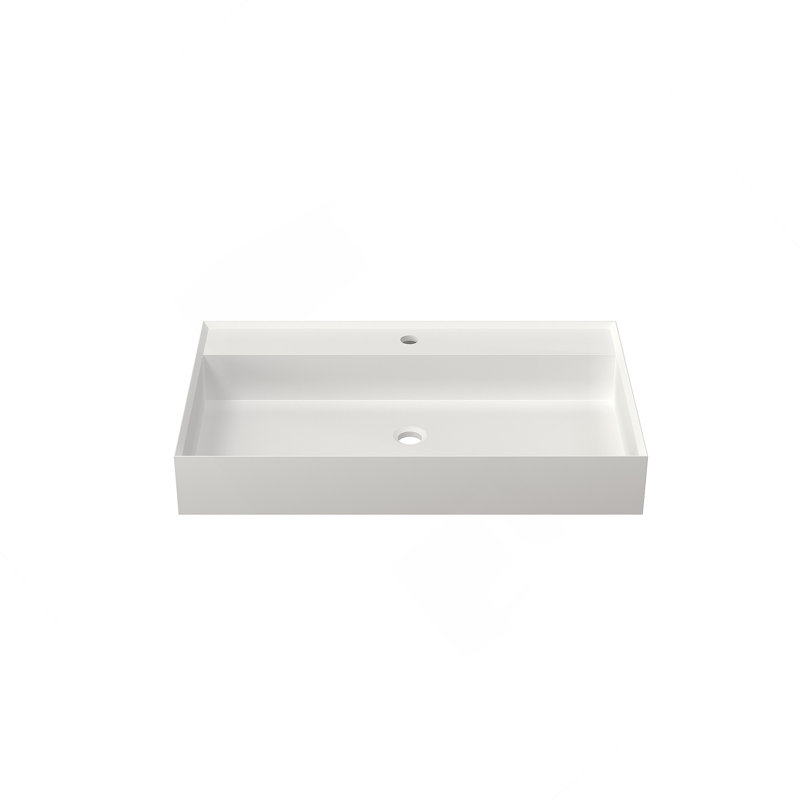 Stone Resin Solid Surface Bathroom Vanity Basin Sink